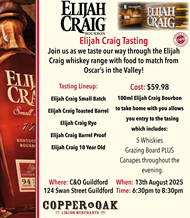 Elijah Craig Whiskey Tasting